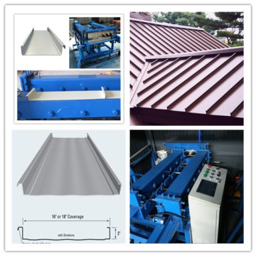 Portable Click Lock Standing Seam Metal Roofing Roll Former para la venta